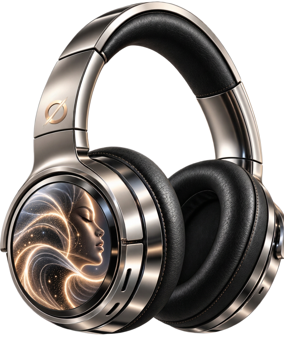 Nøwexa© intelligent headphone in rose gold